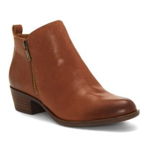 Lucky Brand Basel Leather Flat Bootie